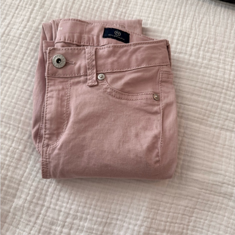 Ag Adriano Goldschmied Pink Jeans Denim Bottoms